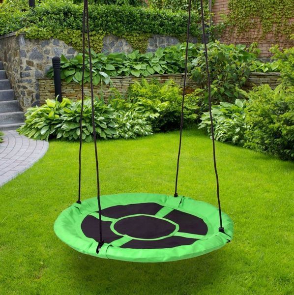 Гойдалка GardenLine гніздо лелеки 100 см 150 кг зелена HAM5191 фото