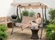 Садова гойдалка GardenLine VIP 170&times;110&times;153 см Beige KRE0735 фото 1