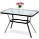 Стіл садовий GardenLine Fenix Black 110&times;60&times;70 см NEO9949 фото 1