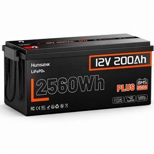 Акумулятор LiFePO4 Humsienk 12V 200Ah 2560 Вт&middot;год 17293 фото