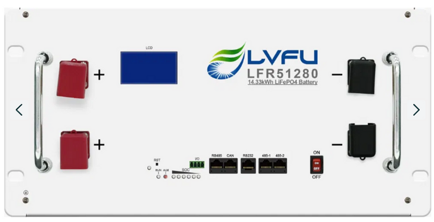 Акумулятор REpt BAttero LVfu 14,34 кВт&middot;год 51,2 В LFR51280 фото