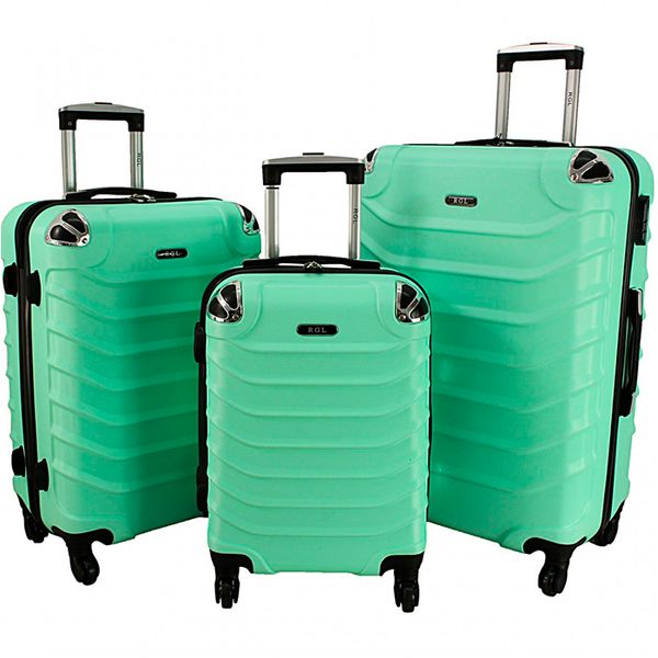 Набір дорожніх валіз з ABS+ пластику RGL 730 n730-1 фото