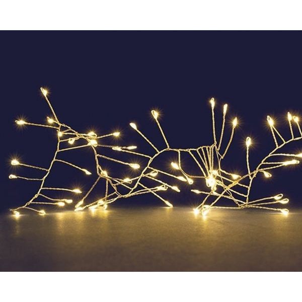 Світлодіодна гірлянда CASA Deco кінський хвіст 160 Micro-LED 1.6 м теплий білий 17012 фото