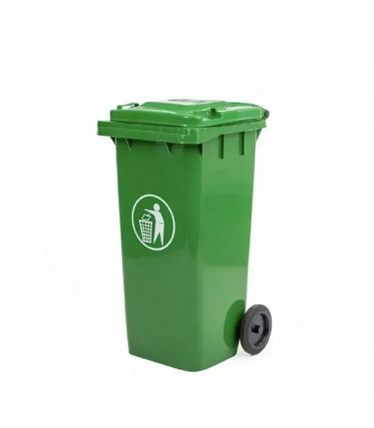 Сміттєвий бак Mirpol GT-240H 240 л HDpe зелений GT-240H zielony фото
