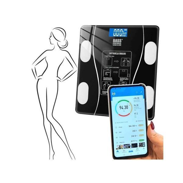 Ваги підлогові Bass Polska BH 10101 180 кг Bluetooth BH 10101 фото
