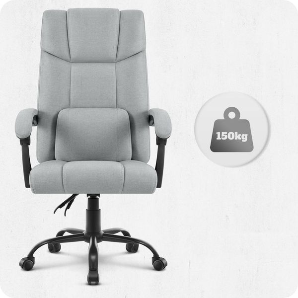 Офісне крісло Cabro C505 Grey, тканина 5907196010316 фото
