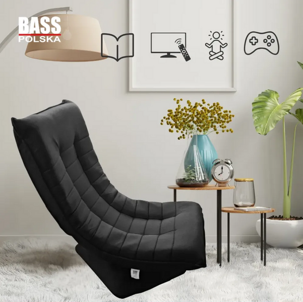 Обертове крісло Bass Polska BH 30043 чорне 60&times;52&times;87 см BH 30043 фото