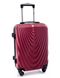 Дорожный чемодан с ABS+ пластика Rgl 663 Средний, Бордовый 663 фото 1