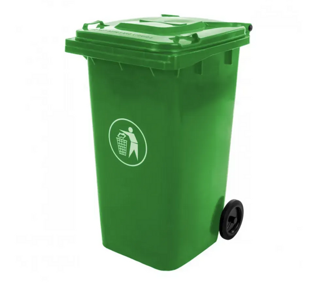 Сміттєвий бак Mirpol GT-240H 240 л HDpe зелений GT-240H zielony фото