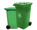 Сміттєвий бак Mirpol GT-240H 240 л HDpe зелений GT-240H zielony фото 1