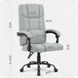 Офісне крісло Cabro C505 Grey, тканина 5907196010316 фото 10
