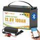 LiFePO4 100Ah 12V 1280Wh Акумулятор FLYFOREE з Bluetooth та BMS для систем резервного та автономного живлення будинку 17113 фото 5