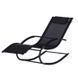 Шезлонг гойдалка MultiGarden Zero Gravity чорний 150 кг 5905817011650 фото 5