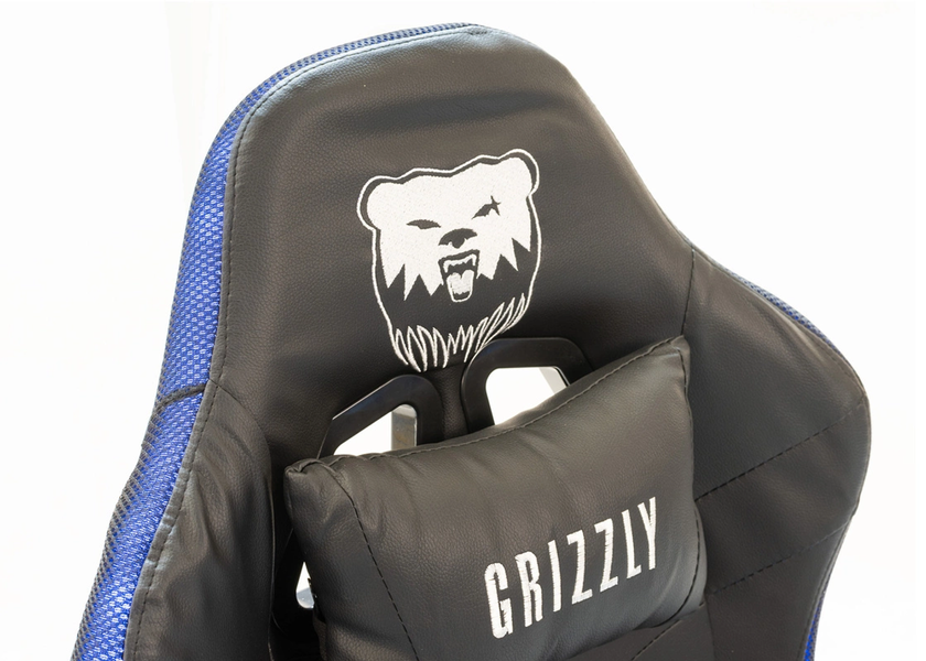 Геймерське крісло Grizzly RGB 12 режимів чорний 05-034 фото