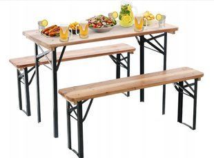 Комплект садових меблів GardenLine MEB0780 сосна 117&times;56&times;76 MEB0780 фото