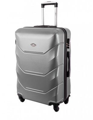 Дорожный чемодан с ABS+ пластика Rgl 720 Средний, Серый 720-8 фото
