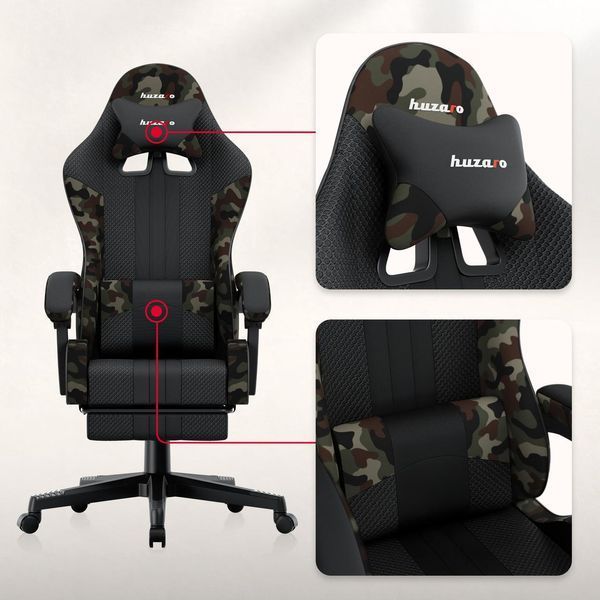 Комп'ютерне крісло Huzaro Force 4.7 Camo тканина Force 4.7 Camo фото