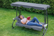 Садова гойдалка-лежак FunFit Relax Plus 3 місна 230&times;127 см 1604 фото 15