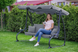 Садова гойдалка-лежак FunFit Relax Plus 3 місна 230&times;127 см 1604 фото 16