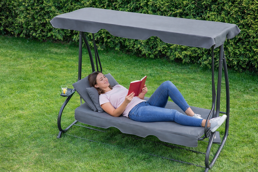 Садова гойдалка-лежак FunFit Relax Plus 3 місна 230&times;127 см 1604 фото
