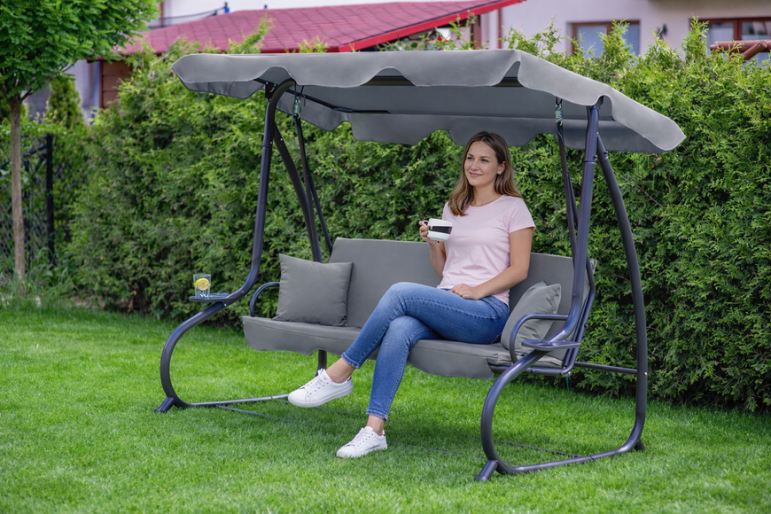 Садова гойдалка-лежак FunFit Relax Plus 3 місна 230&times;127 см 1604 фото