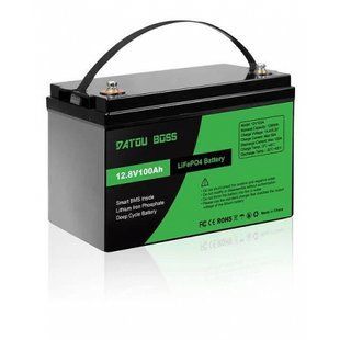 LiFePO4 12V 100Ah Акумулятор Datouboss, BMS, 1280Wh 17084 фото