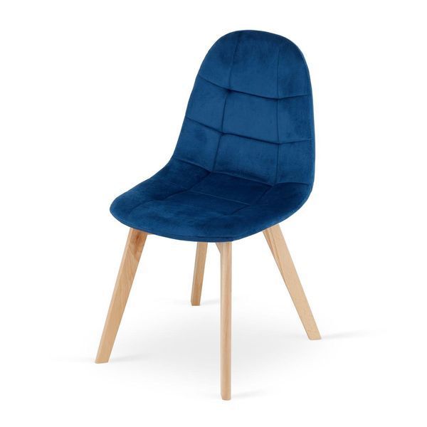 Крісло JUmi COlin Blue оксамитовий сидіння 43x38 Colin Blue фото