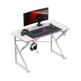 Ігровий стіл Huzaro Hero 1.7 120&times;60 см 15 мм карбоновий HERO 1.7 RGB White фото