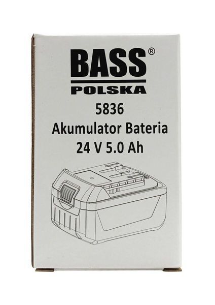 Акумулятор Bass Polska 5836 24 В 5.0 А&middot;год for інструментів 5836 фото