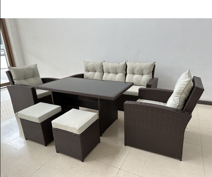 Садові меблі GardenLine ABI8805 MArinne III 6 шт. коричневі ABI8805 фото