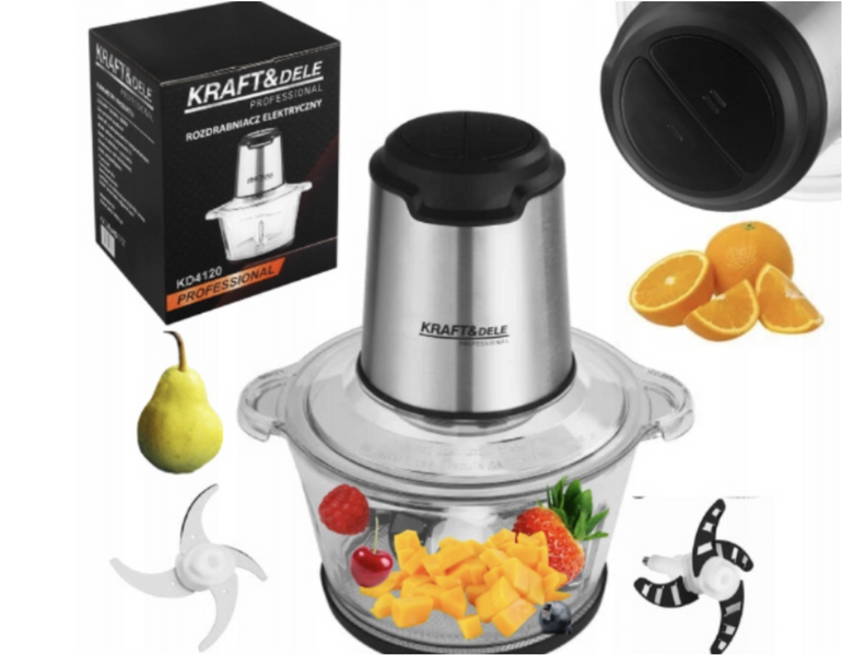 Подрібнювач кухонний Kraft&Dele KD4120 2 л 350 Вт KD4120 фото
