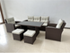 Садові меблі GardenLine ABI8805 MArinne III 6 шт. коричневі ABI8805 фото 5