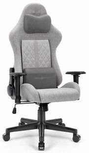 Комп'ютерне крісло Hell's Chair HC-1006 Grey-Black TechPro Nylon 5.1 5905496912224 фото