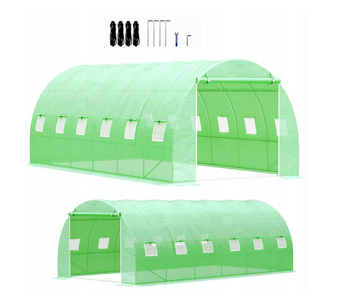 Садова теплиця Expand TFO19-3X6X2-2-Z 6&times;3&times;2 м 18 м&sup2; каркас 19 мм TFO19-3X6X2-2-Z фото