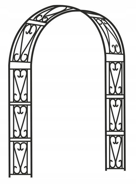 Арка садова-пергола GardenLine DEN0678 150x40x250 см сталева DEN0678 фото
