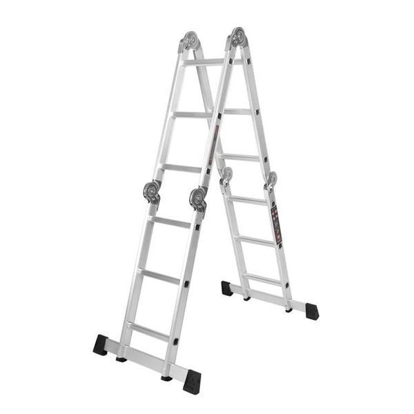 Драбина алюмінієва Kraft&Dele KD4070 4x3 346 см 150 кг KD4070 фото