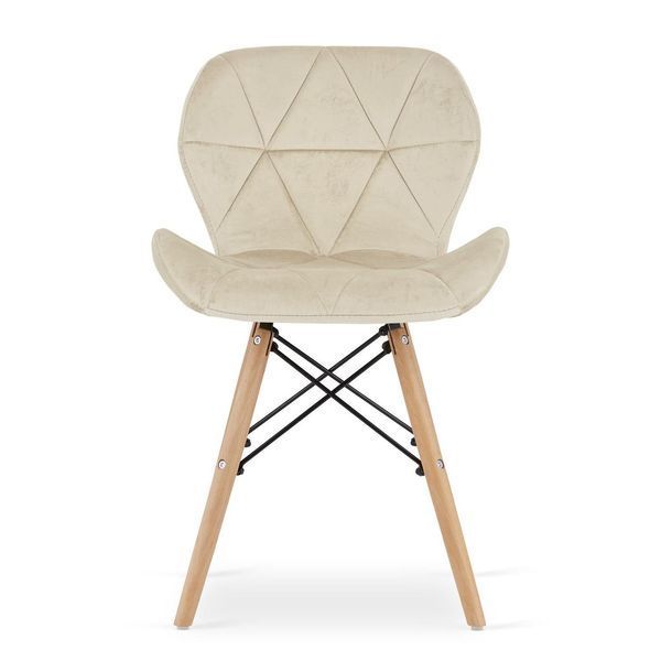 Крісло Leobert Lago Beige 74 см оксамитова оббивка Lago Beige фото