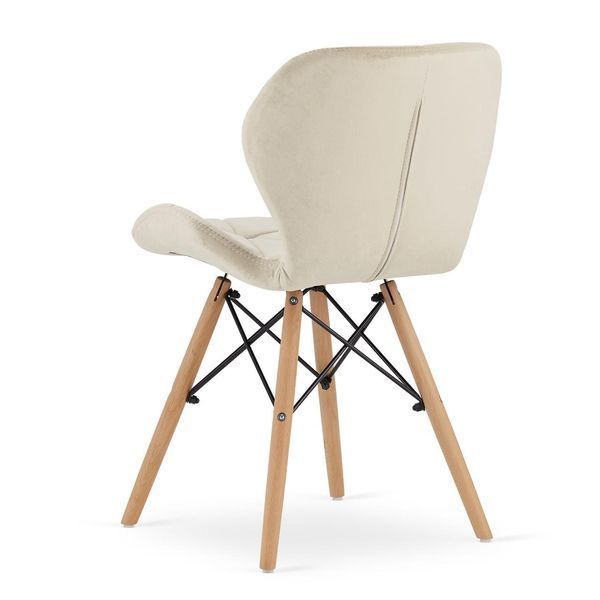 Крісло Leobert Lago Beige 74 см оксамитова оббивка Lago Beige фото