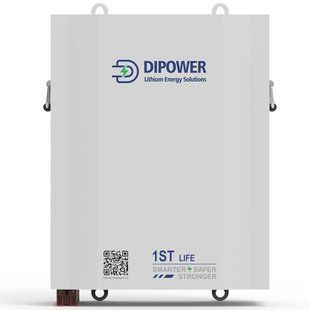 Акумулятор Dipower Wall Mounted 48V/120AH, 5760W*h BYD NMC, 13S1P, літій-іонний настінний 17056 фото