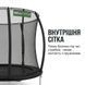 Батут WellActive 252 см до 120 кг з внутрішньою сіткою та драбинкою стрибковий Чорний 18310-01 фото 3