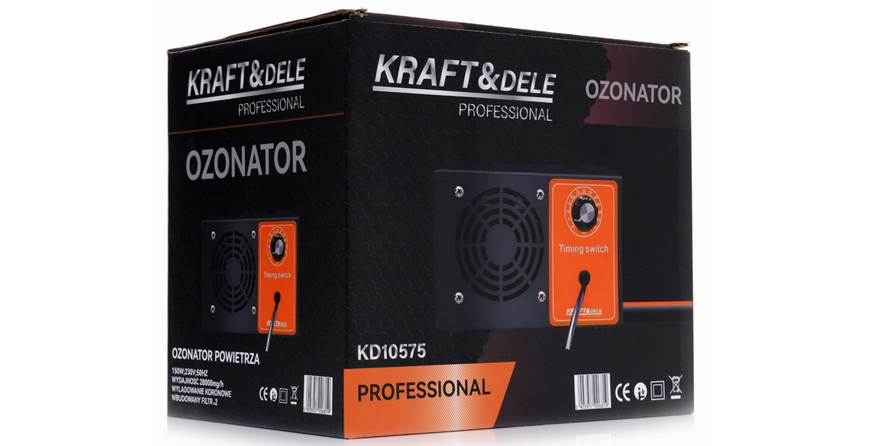 Озонатор повітря Kraft&Dele KD10575 150 Вт 28000 мг, год KD10575 фото
