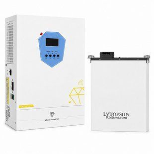 Комплект резервного живлення DAxtromn Power 6,2 кВт + LVtopsun 51.2V 100Ah 17237 фото