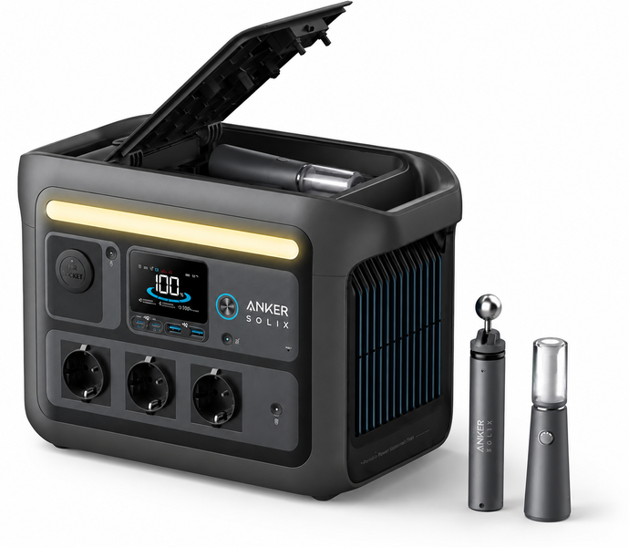 Портативна зарядна станція Anker SOLIX C800X 768 Вт&middot;год C800X фото