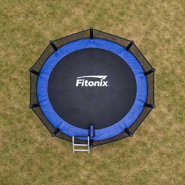 Батут посилений Fitonix 312 см до 150 кг з драбинкою 17140 фото