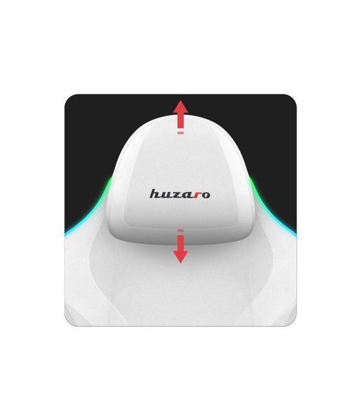 Компьютерное кресло Huzaro Force 4.6 White RGB ткань Huzaro Force 4.6 White RGB Force 4.6 White RGB фото