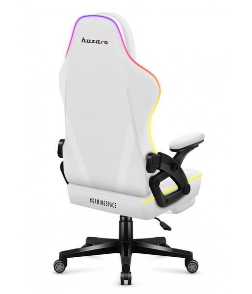 Компьютерное кресло Huzaro Force 4.6 White RGB ткань Huzaro Force 4.6 White RGB Force 4.6 White RGB фото