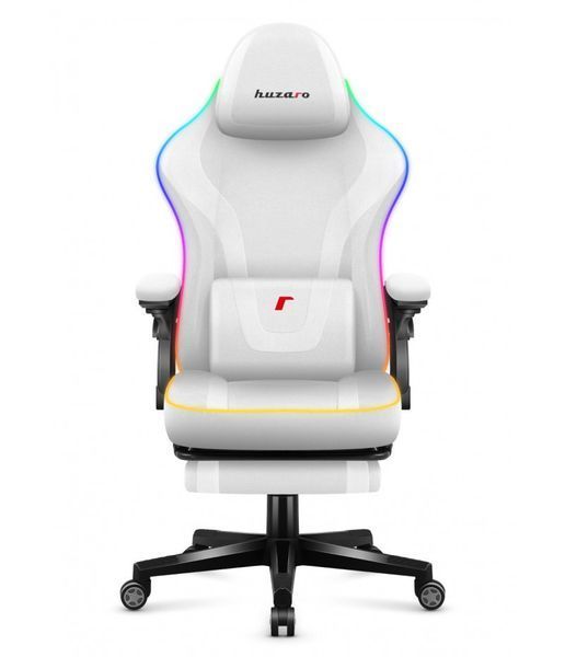 Компьютерное кресло Huzaro Force 4.6 White RGB ткань Huzaro Force 4.6 White RGB Force 4.6 White RGB фото