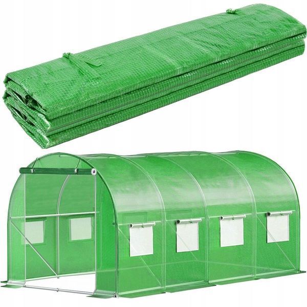 Теплиця Kontrast KO 04252 4&times;2.5&times;2 м армована плівка 10м&sup2; зелена KO 04252 фото