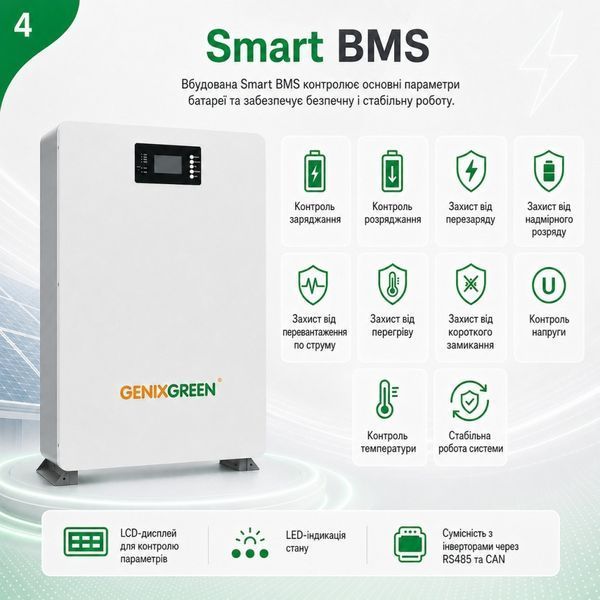 Комплект резервного живлення DAxtromn POwer EGhc-11KW-W 11 кВт 17302 фото