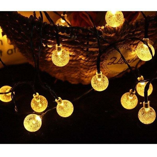 Гірлянда LED-ланцюг LightZone 10 кульок (золотисті) 2,25м на батарейках 17606-01 фото